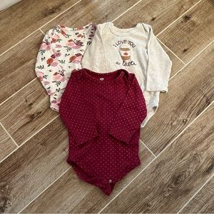 Long sleeve bodysuit set size 12-18